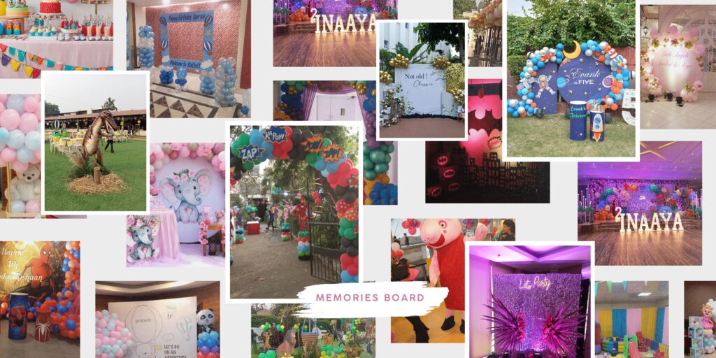 Luxury birthday decoration for kid’s party